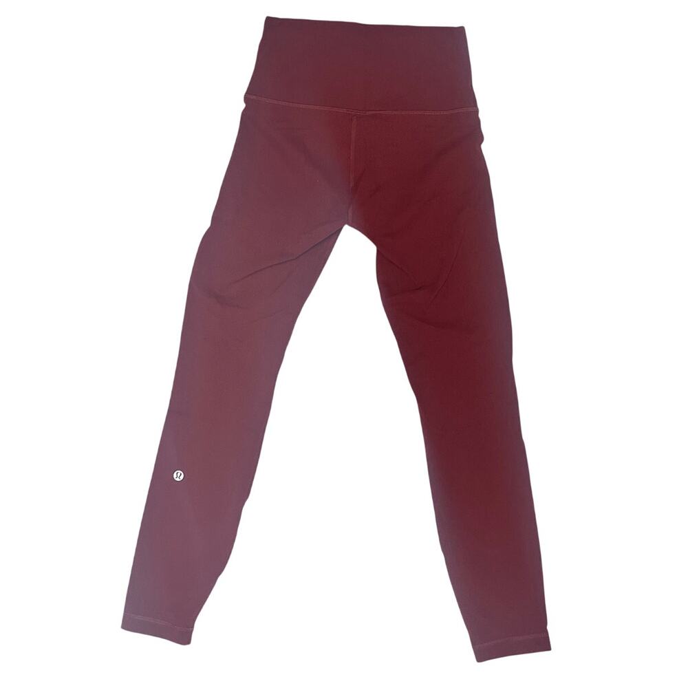 Lululemon Wunder Train High-Rise 25" Tight Rust/Aztec Brick Size 4 - Excellent